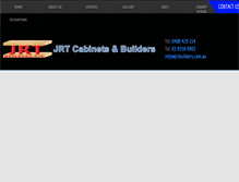 Tablet Screenshot of jrtbuilders.com.au